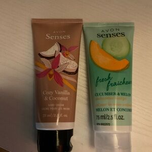 Avon Senses Vanilla Coconut and Cucumber Melon Duo
